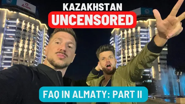 We headed off to Almaty, Kazakhstan 🇰🇿 for a few weeks to try out the digital nomad lifestyle. Raw, unique, fascinating doesn't begin to describe our experience in Kazakhstan's biggest city (Fact: Astana is the current capital, but Almaty is the cultural and economic powerhouse of the country). 

In this two part series, we do a little FAQ for our fans as many people have asked us similar questions about our experience. Join us in Part 2 as we show you around the amazing Almaty.

PART I: https://youtu.be/ANBRg_ZhioA?si=IyBOziZRz9PHHJ4F 

፨፨፨፨፨፨፨

CHAPTERS 
00:20 - INTRODUCTION
00:56 - FUN THINGS TO DO IN ALMATY 🍆
04:14 - WEIRDEST THING IN ALMATY 🤔
05:32 - OUR FRIENDS IN ALMATY 🙊🐭
06:46 - GOODS AND BADS OF ALMATY 👍🙅‍♀️

፨፨፨፨፨፨፨

#KazakhstanChronicles, #AlmatyAdventures, #NomadNonsense, #KookyInKazakhstan, #AlmatyAntics, #WackyNomadLife, #KazakhstagramLaughs, #AlmatyAmazement, #CulturalComedy, #KazakhCraziness, #AlmatyKazakhstan, #DigitalNomadLife, #AlmatyTravel, #KazakhstanVibes, #ExploreAlmaty, #CulturalExperience, #TravelFAQ, #AlmatyCityscape, #KazakhCulture, #wanderlustadventures 

፨፨፨፨፨፨፨
፨፨፨፨፨፨፨

Below are also some affiliate links. We may make a small commission off of any purchase you make after clicking on these links, but that is just to support us in making great content and you won't pay anything more!

▬▬▬
THE TUNES IN THE VID:
Epidemic Sound - (Perfect for you making your own content) https://share.epidemicsound.com/ao2ybc
▬▬▬
FLIGHTS SO YOU GET YOURSELF TO KAZ ASAP
Air Astana - https://airastana.com/global/en-us
Skyscanner - https://bit.ly/3K1w9Df
Trip.com - https://bit.ly/3nDi8UJ
▬▬▬
VPN TO USE IN KAZAKHSTAN SINCE WE ALMOST GOT HACKED
ExpressVPN - https://bit.ly/455wluv
▬▬▬
NOMAD INSURANCE:
Travel Medical Insurance for digital nomads that we used in Kazakhstan - SafetyWing - https://bit.ly/3Toulss
▬▬▬
HOW WE ARE LEARNING TO EDIT VIDEOS:
Skillshare - Get a free month!: https://bit.ly/3n7hyyEWe